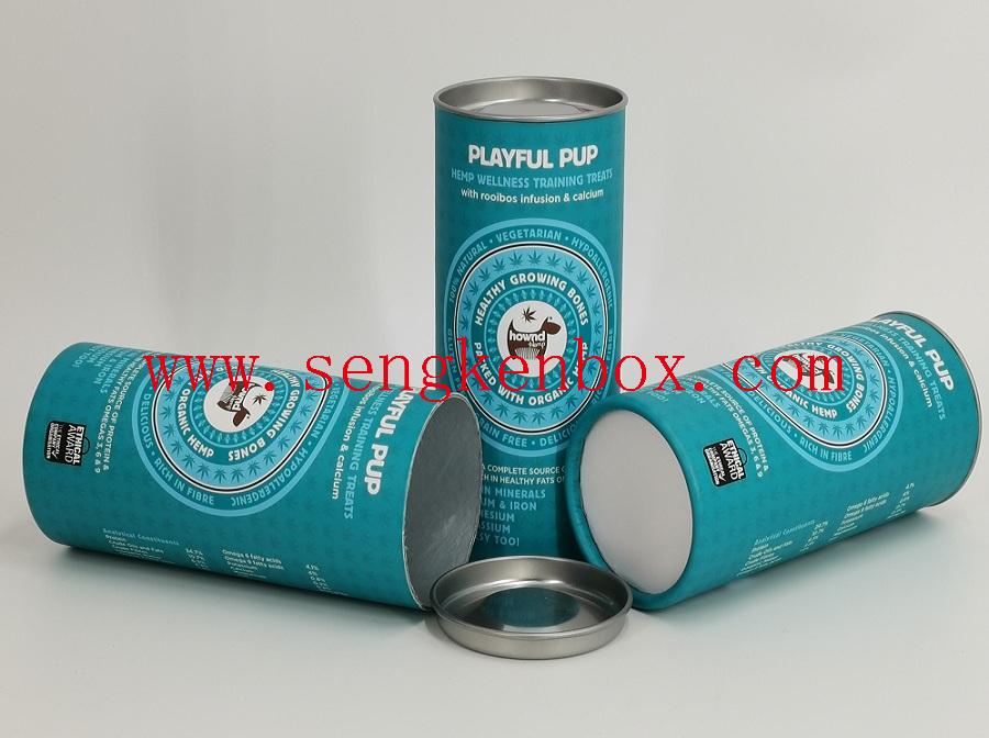 Dog Nutritional Food Packaging Cardboard Tube