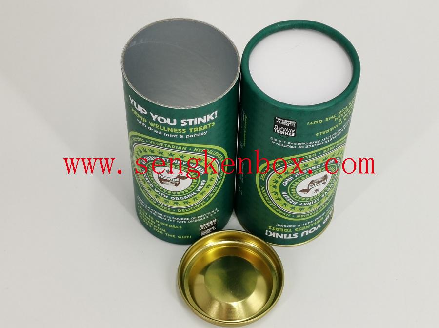 Rolled Edge Cans with Metal Lid