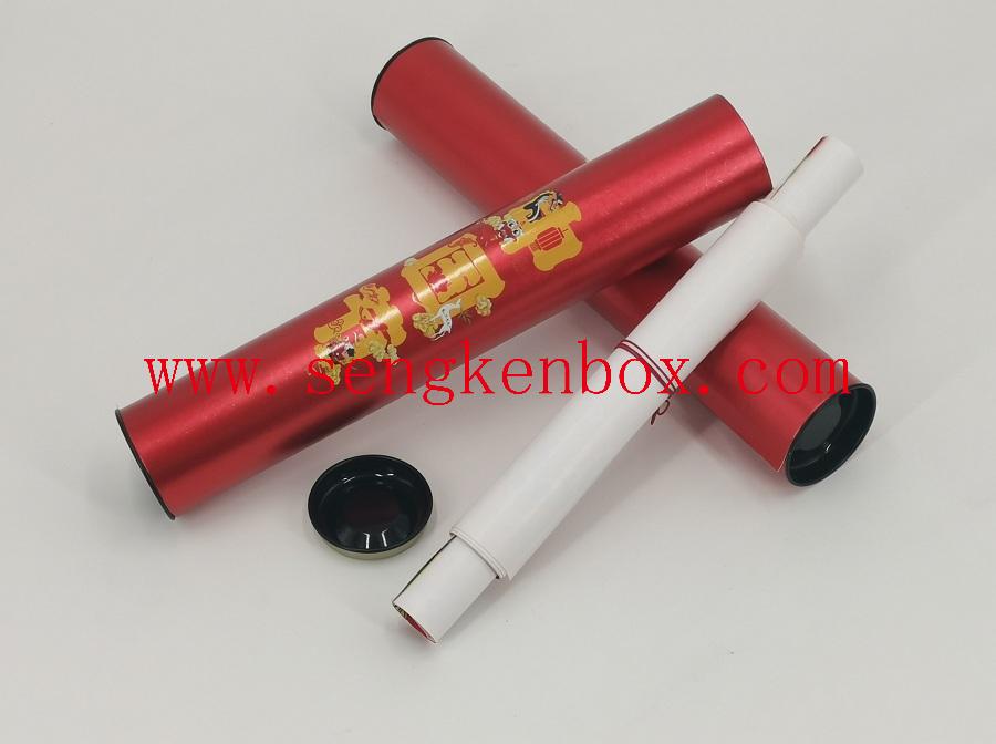 Paper Tube with Metal End