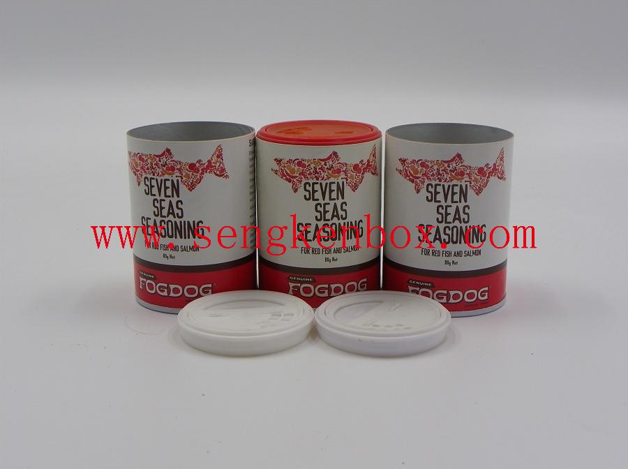 Fish Seasonings Packaging Cylinder Box 
