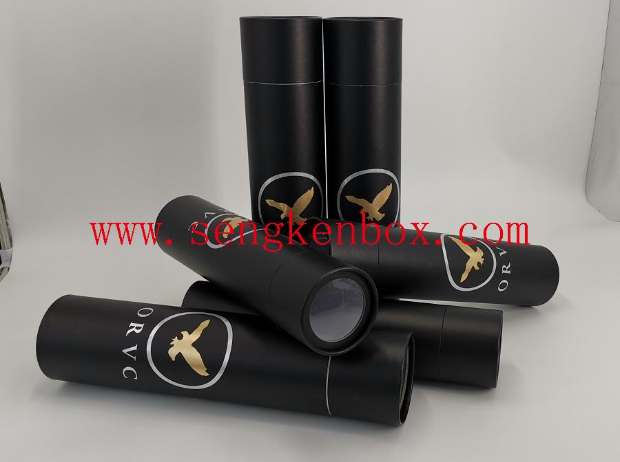 Round Wine Cardboard Tube Packaging 