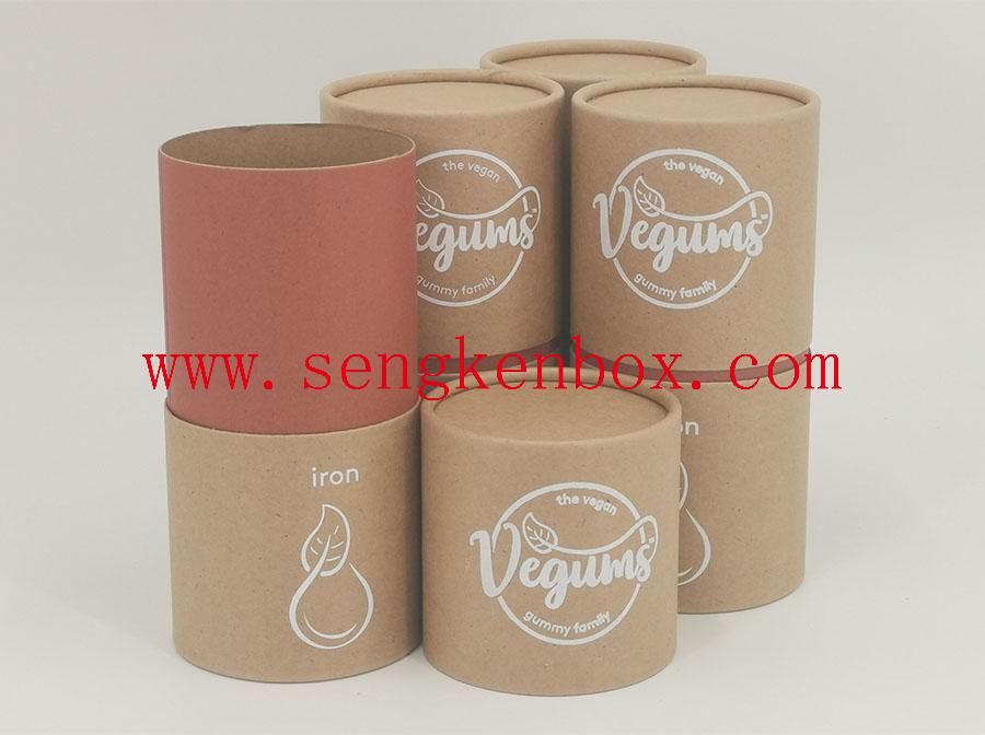 Custom Size Kraft Round Paper Tube Packaging