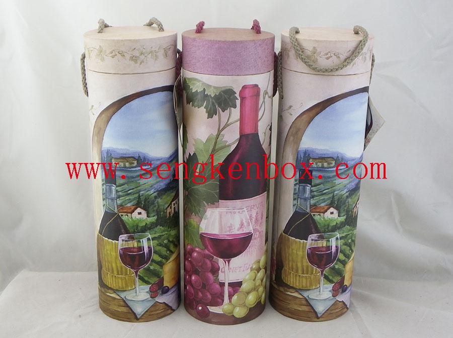 Wine Tube with Metal Lid