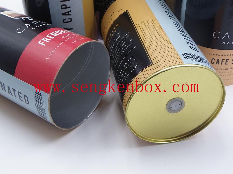 Paper Cans With Peel Off Lids