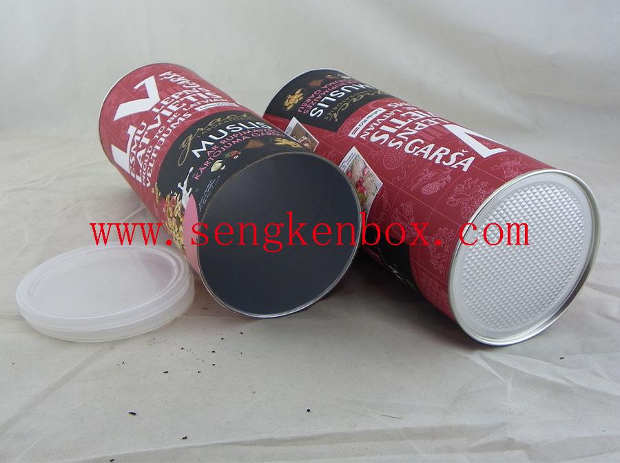 Muesli Fruits Food Packaging Paper Cans