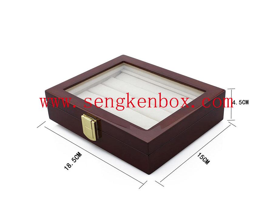 Wooden Gift Box With Visual Windows