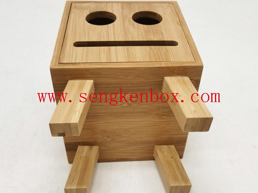 Wooden Box Packaging With Magnet Switch