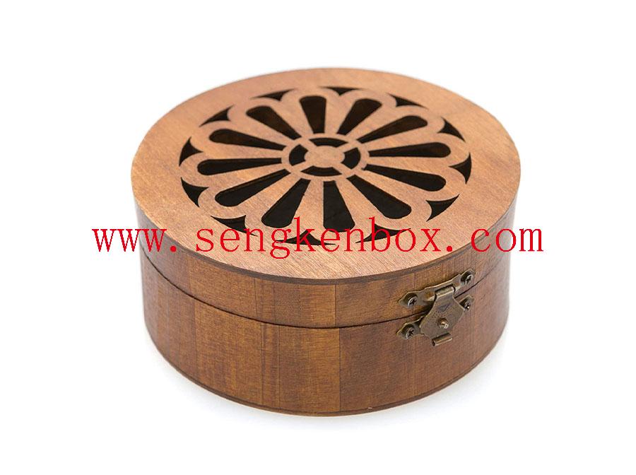 Circular Wooden Box