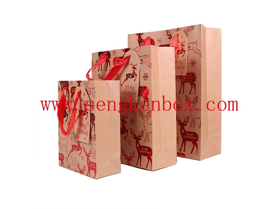 Paper Bag With Ribbon Handle