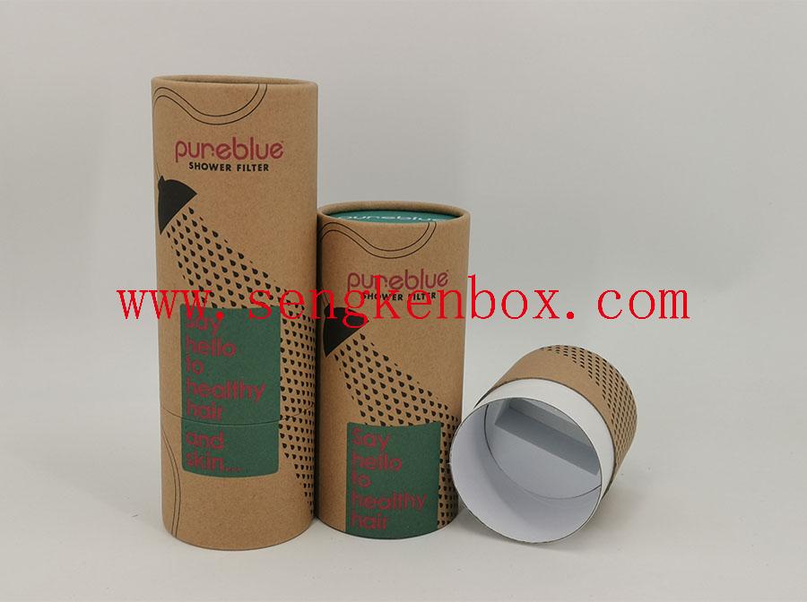 Roll Edge Paper Shower Filter Packaging Cans