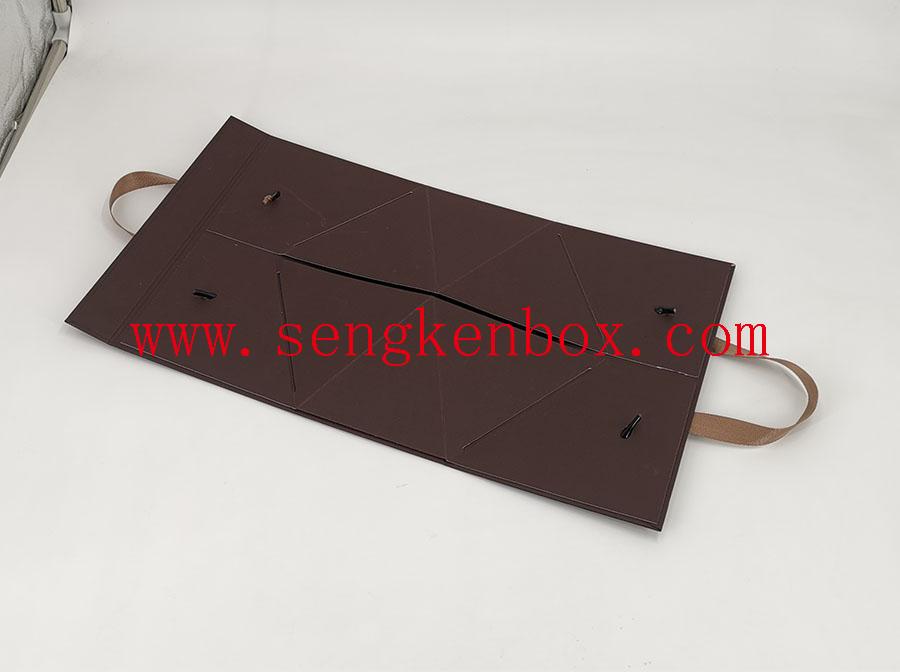 Foldable Paper Box With Silk Strap