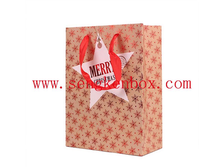 Different Printing Gift Bag With Cotton Handle