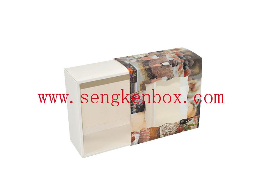 Cake Paper Box With Pulling Type