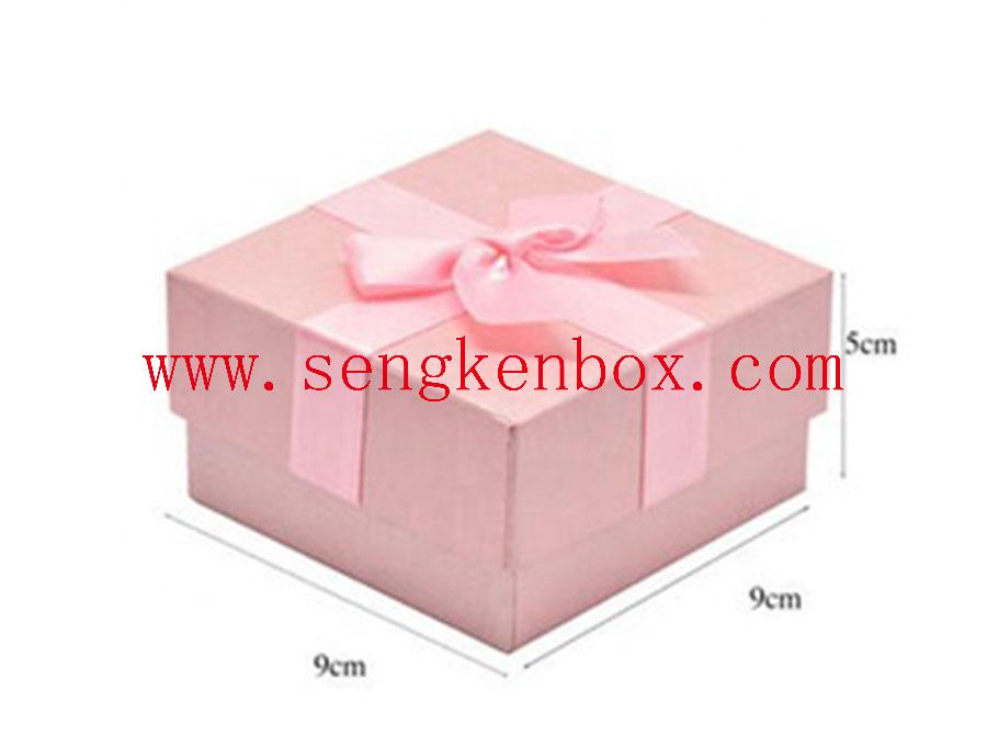 Estojo de presente de dia das meninas Hosishop Bowknot rosa