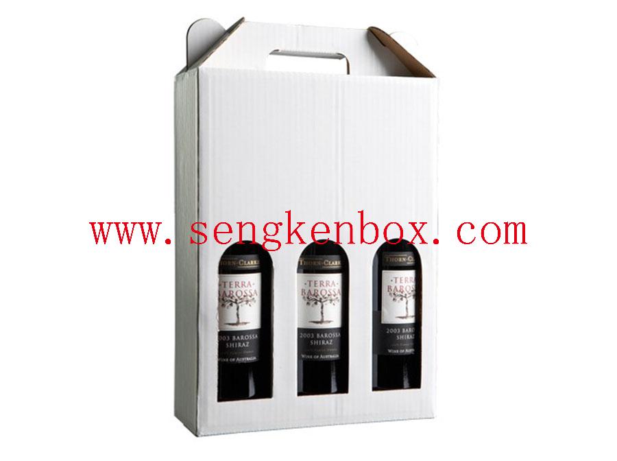 Caixa de papel para embalagem de vinho tinto
