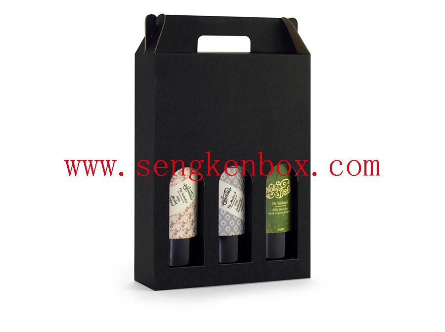 Caixa de papel para embalagem de vinho tinto
