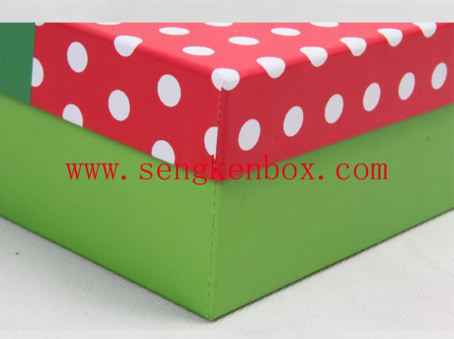 Estojo de papel para embalagem de corpo de caixa verde