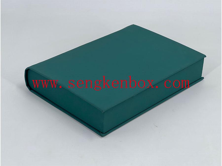 Caixa de Couro Clamshell Verde