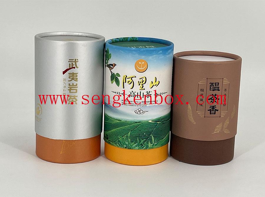Personalize a embalagem de latas de papel de chá
