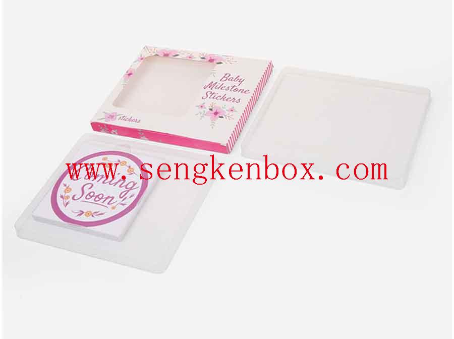 Baby Milestone Sticktes com impressão personalizada linda caixa