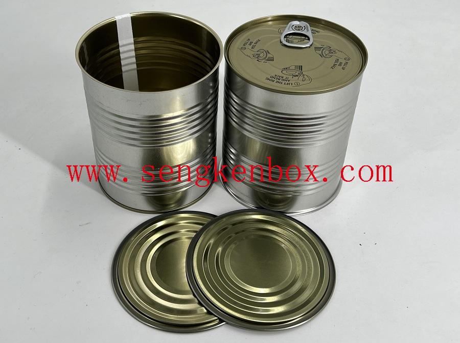 Latas de metal para embalagem de pasta de soja