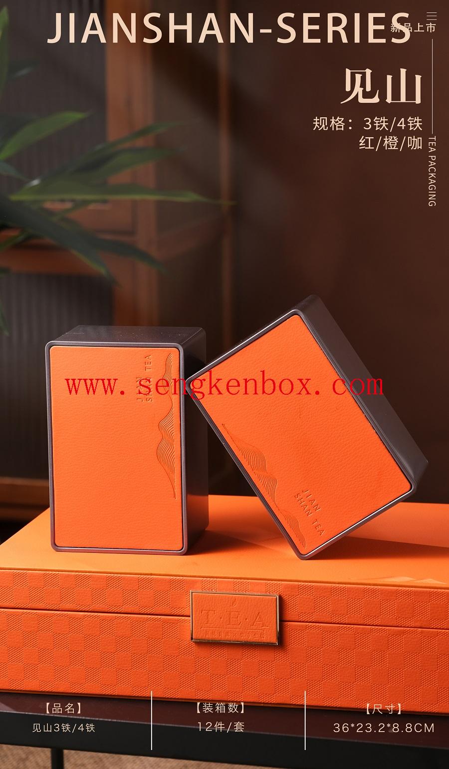 caixas de apresentação de caixa de chá com logotipo personalizado para chá