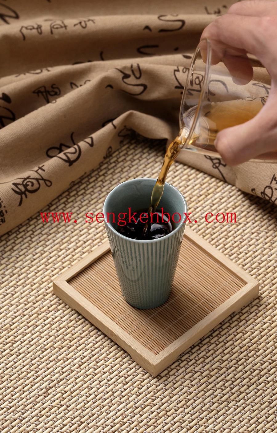 caixa de bambu para chá