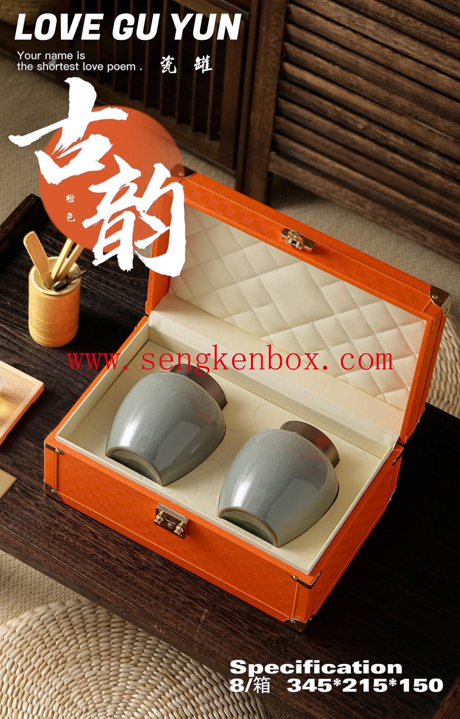 caixas de cerâmica para armazenamento de chá