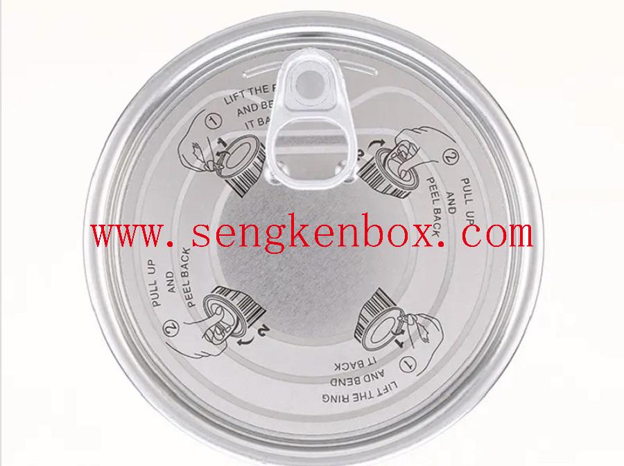 easy open ends lid tin plate transparent clear pla easy open ends lid tin plate transparent clear pla