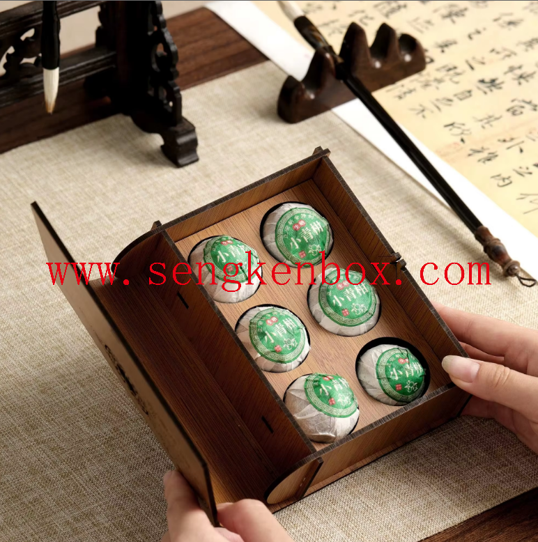  Mini Green Orange Tea Box