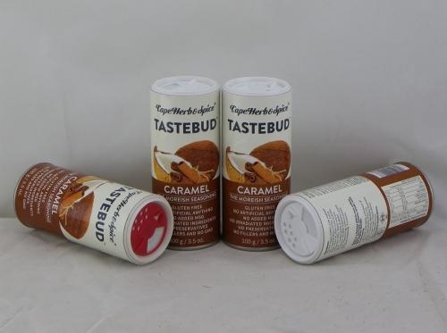 Caramel Packaging Shaker Paper Cans