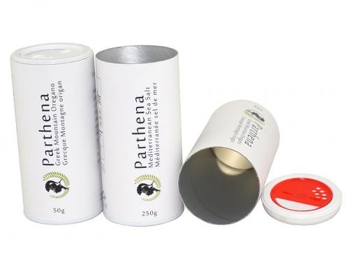 Mediterranean Sea Salt Packaging Paper Canister