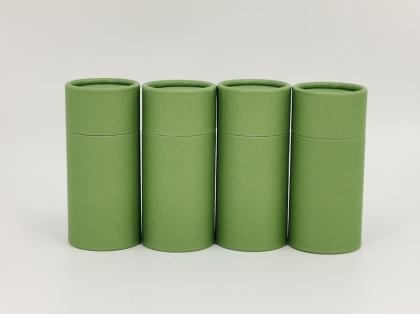 Green Kraft Paper Canister