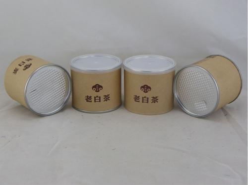White Tea Packaging Paper Tube Cans