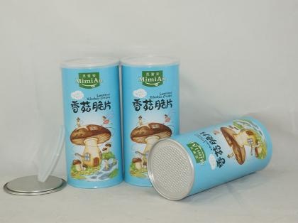 Lentinus Chip Packaging Paper Cans
