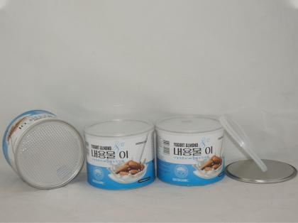 Yogurt Almond Food Packaging Paper Cans