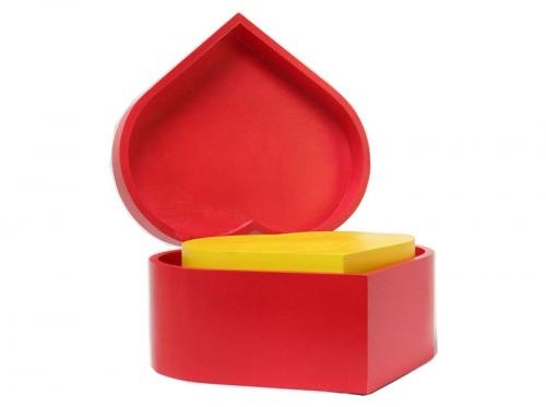 Heart Shaped Custom Sized Packaging Wooden Box
