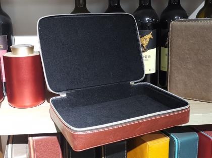 Flip Cover Packaging Leather Box