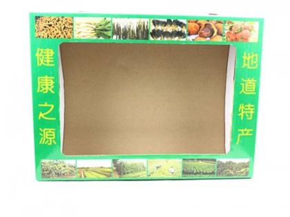 Fruits Vegetables Place Box With Visual Window