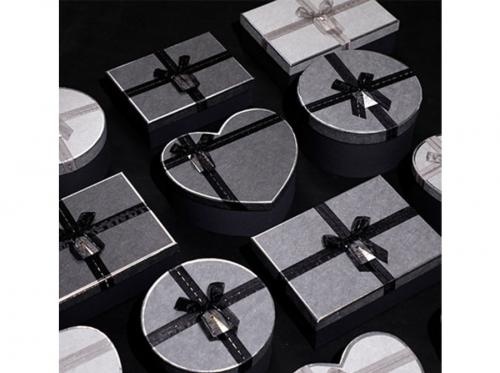 Dark Silver Custom Shape Senior Style Box