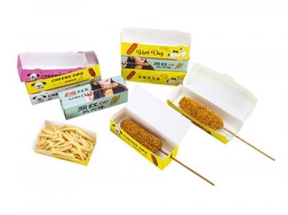 Sausage Bread Take-Out Food Grade Box