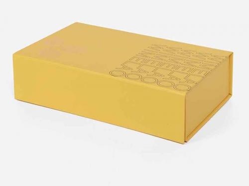 Yellow Book Shape Shoes Dress Shipping Box