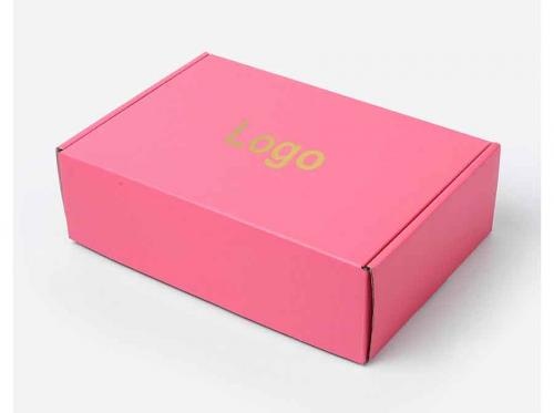 Cuboid Recycled Logo Printed Pink Luxury Case