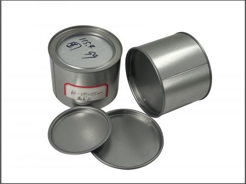 Round Tin Cans Packaging with Buckle Bottom