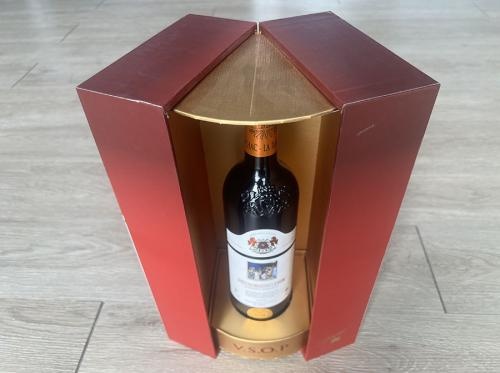 OEM e ODM double opening wine packaging gift boxes para venda