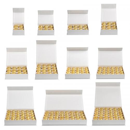 OEM e ODM Manufacturer Custom Size Square Rectangular Chocolate Gift Box with Divider Cardboard para venda