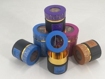 OEM e ODM Salt Canister Kraft Paper  Paper Canister Packaging Paper Canister para venda