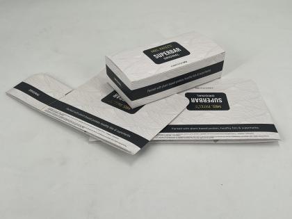 OEM e ODM Luxury Folding Gift Box Classic Black Large Presentation Cosmetic Hamper Box para venda