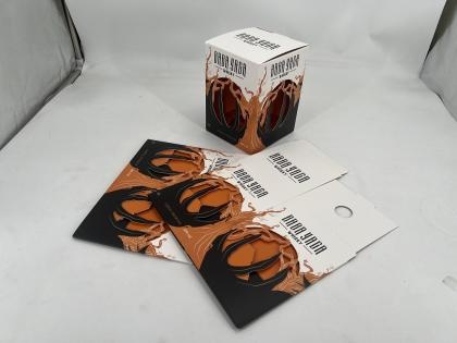 OEM e ODM UV Printing Hollow Wine Packaging Box White Cardboard Paper Box para venda